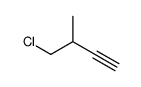 4-chloro-3-methylbut-1-yne structure