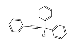 1-Chlor-1.1.3-triphenyl-propin-(2)结构式