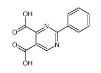 2-phenylpyrimidine-4,5-dicarboxylic acid Structure