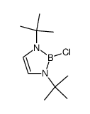 1,3-di-tert-butyl-2-chloro-2,3-dihydro-1H-1,3,2-diazaborole Structure