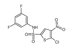 5-chloro-N-(3,5-difluorophenyl)-4-nitrothiophene-2-sulfonamide Structure