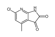 4-methyl-6-chloro-7-azaisatin Structure