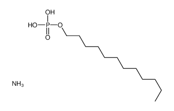 ammonium dodecyl hydrogen phosphate Structure