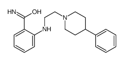 2-[2-(4-phenylpiperidin-1-yl)ethylamino]benzamide结构式