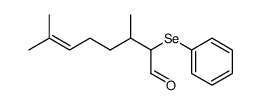 2-Phenylseleno-3,7-dimethyloct-6-enal Structure