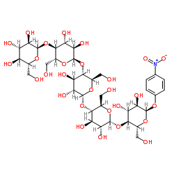 4-Nitrophenyl α-D-maltopentaoside Structure