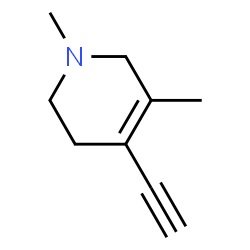 Pyridine, 4-ethynyl-1,2,3,6-tetrahydro-1,5-dimethyl- (9CI) structure