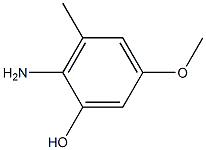 2-Amino-5-methoxy-3-methyl-phenol结构式
