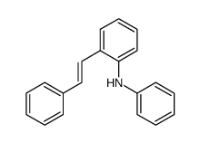 N-phenyl-2-(2-phenylethenyl)aniline结构式