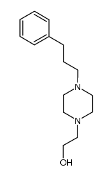 4-(3-phenyl-propyl)-1-piperazineethanol Structure