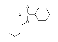 butoxy-cyclohexyl-sulfanylidene-sulfido-λ5-phosphane结构式
