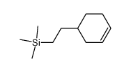 trimethyl-2-(3-cyclohexenyl)ethylsilane结构式