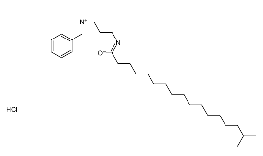 benzyldimethyl[3-[(1-oxoisooctadecyl)amino]propyl]ammonium chloride structure