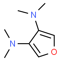 3,4-Furandiamine,N,N,N,N-tetramethyl-(9CI) structure