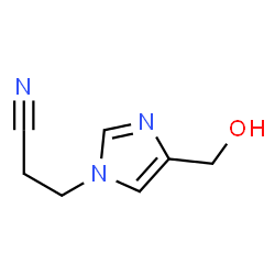 1H-Imidazole-1-propanenitrile,4-(hydroxymethyl)-(9CI)结构式