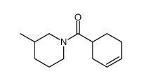 cyclohex-3-en-1-yl-(3-methylpiperidin-1-yl)methanone Structure