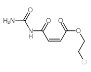 2-Butenoic acid,4-[(aminocarbonyl)amino]-4-oxo-, 2-chloroethyl ester, (Z)- (9CI) picture