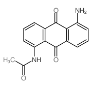 Acetamide,N-(5-amino-9,10-dihydro-9,10-dioxo-1-anthracenyl)-结构式