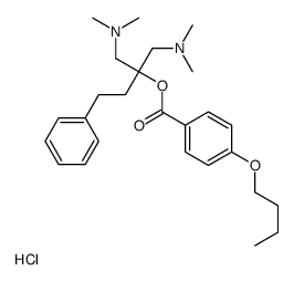 [2-(4-butoxybenzoyl)oxy-2-[(dimethylamino)methyl]-4-phenylbutyl]-dimethylazanium,chloride结构式