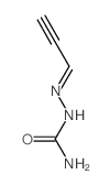 Hydrazinecarboxamide, 2-(2-propyn-1-ylidene)- Structure