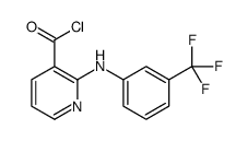 2-[3-(trifluoromethyl)anilino]pyridine-3-carbonyl chloride Structure