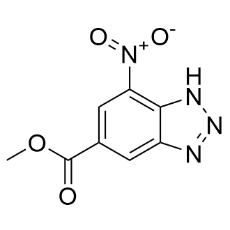 Methyl 7-nitro-1H-benzo[d][1,2,3]triazole-5-carboxylate Structure