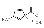 2,4-Cyclopentadiene-1-carboxylicacid,1,3-dimethyl-,methylester(9CI) Structure