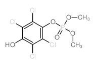 Dimethyl 2,3,5,6-tetrachloro-4-hydroxyphenyl phosphate Structure