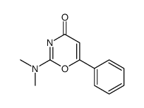 2-(dimethylamino)-6-phenyl-1,3-oxazin-4-one Structure