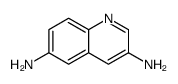 (7CI,8CI)-3,6-二氨基喹啉结构式