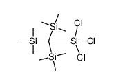 trichloro[tris(trimethylsilyl)methyl]silane Structure