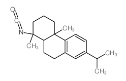 Phenanthrene,1,2,3,4,4a,9,10,10a-octahydro-1-isocyanato-1,4a-dimethyl-7-(1-methylethyl)- structure