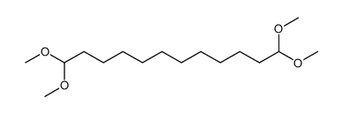 1,1,12,12-tetramethoxy-dodecane Structure