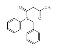 Butanamide,3-oxo-N-phenyl-N-(phenylmethyl)-结构式