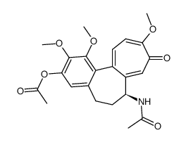 3-Demethyl-3-acetylcolchicine Structure