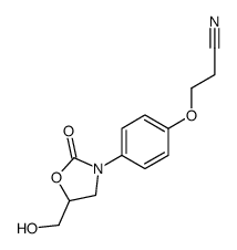 (p-Cyano-2 ethoxyphenyl)-3 hydroxymethyl-5 oxazolidinone-2 [French]结构式