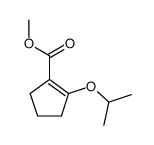 methyl 2-isopropoxycyclopent-1-ene-1-carboxylate结构式