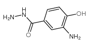 3-amino-4-hydroxybenzoic acid structure