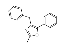 4-benzyl-2-methyl-5-phenyloxazole Structure