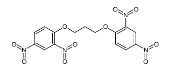 1,1'-[propane-1,3-diylbis(oxy)]bis[2,4-dinitrobenzene] structure