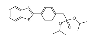 1-(benzothiazol-2-yl)-4-di-iso-propyloxyphosphinylmethylbenzene Structure