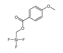 trifluorosilylmethyl 4-methoxybenzoate Structure