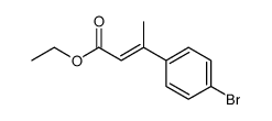 ethyl 3-(4-bromophenyl)but-2-enoate Structure