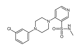 N-Methyl-4-[4-(3-chlorophenyl)piperazin-1-yl]pyridine-3-sulfonamide picture