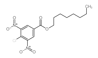 octyl 4-chloro-3,5-dinitro-benzoate Structure