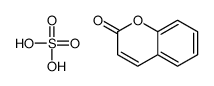 sulphuric acid, compound with 2H-1-benzopyran-2-one (1:1)结构式
