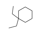 1,1-diethylcyclohexane Structure