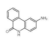 2-amino-5H-phenanthridin-6-one结构式