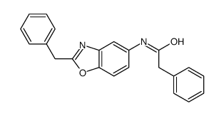 N-(2-benzyl-1,3-benzoxazol-5-yl)-2-phenylacetamide Structure