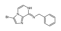 N-benzyl-3-bromoimidazo[1,2-a]pyrazin-8-amine结构式